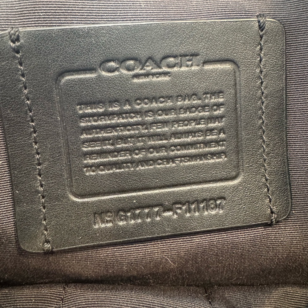 Coach Hamilton Briefcase / Laptop Bag ~ Retired Plaid Print F11187 - Picture 11 of 11